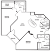Traditional 2x2 1105 SF